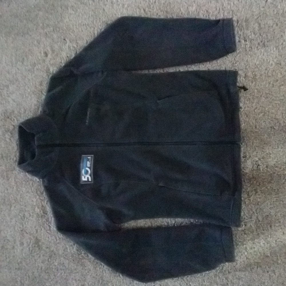 Columbia Grey Fleece Jacket M